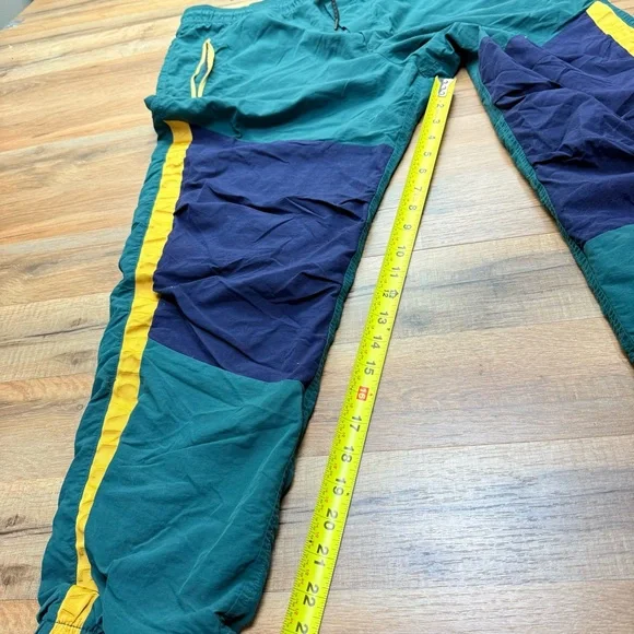 American Eagle Jogger size L Navy Track Pants with Yellow Accents - Picture 6 of 7